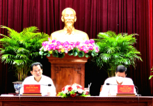 Lãnh đạo Thành ủy Cần Thơ chủ trì hội nghị.