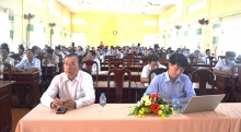 Quang cảnh lớp tập huấn.