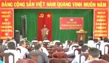 Hội nghị tập huấn nghiệp vụ công tác mặt trận cơ sở năm 2022.