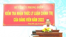 Phong Điền: Kiểm tra nhận thức lý luận chính trị của đảng viên năm 2022