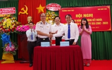20 năm hoạt động kết nghĩa giữa Nhà máy X55, Cục Kỹ thuật Hải quân và phường Bình Thủy