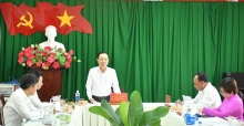 Đồng chí Bí thư Thành ủy làm việc với Ban Tuyên giáo Thành ủy