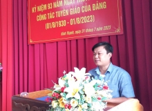 Vĩnh Thạnh họp mặt kỷ niệm Ngày truyền thống ngành Tuyên giáo của Đảng