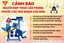 Cảnh báo lừa đảo, mạo danh cơ quan Thuế, công chức thuế