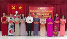 Ô Môn: 49 học viên được bồi dưỡng lý luận chính trị cho đảng viên mới khóa II năm 2024