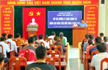 Cờ Đỏ: 55 học viên tham gia Lớp Bồi dưỡng lý luận chính trị dành cho đảng viên mới