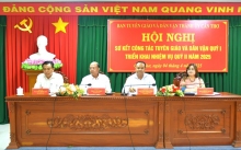 Sơ kết công tác tuyên giáo và dân vận quý I