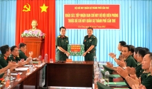Bộ Chỉ huy Quân sự TP Cần Thơ: Khảo sát địa hình và kiểm tra các đơn vị khu vực biên giới biển
