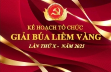 Kế hoạch số 254-KH/BTCTW của Ban Tổ chức Trung ương Tổ chức Giải báo chí toàn quốc về xây dựng Đảng (Giải Búa liềm vàng) lần thứ X - năm 2025