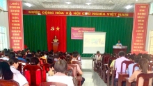 Đảng ủy xã Vĩnh Thuận Đông tập huấn công tác Bồi dưỡng lý luận chính trị hè năm 2025