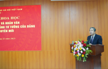 Hội thảo “Khoa học xã hội và nhân văn với sứ mệnh bảo vệ nền tảng tư tưởng của Đảng trong kỷ nguyên mới”