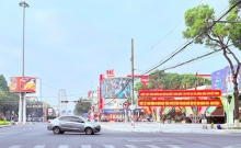 Phóng sự ảnh: TP Cần Thơ rực rỡ sắc màu tuyên truyền chào mừng Đại hội XIV của Đảng