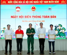 Sôi nổi Ngày hội Biên phòng toàn dân trên địa bàn phường Vĩnh Châu