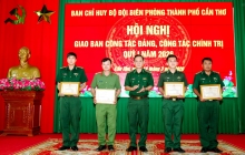 Bộ đội Biên phòng Cần Thơ giao ban Công tác đảng, Công tác chính trị quý I năm 2026