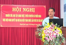 Xã Thạnh Quới yêu cầu chuyển mạnh từ “nói” sang “làm” trong thực hiện Nghị quyết Đại hội XIV