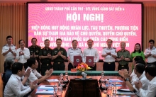 UBND TP Cần Thơ và Bộ Tư lệnh Vùng Cảnh sát biển 4 ký kết kế hoạch hiệp đồng