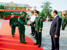 Bộ đội Biên phòng thành phố Cần Thơ tiếp nhận chiến sĩ mới nhập ngũ năm 2026