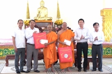 Lãnh đạo TP. Cần Thơ thăm, chúc Tết Chôl Chnăm Thmây tại phường Ô Môn