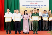 Phường Phước Thới, xã Cờ Đỏ và Bộ Chỉ huy Quân sự TP Cần Thơ đoạt giải Nhất Cuộc thi Ấn phẩm Xuân Bính Ngọ