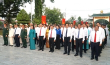 Lãnh đạo TP Cần Thơ viếng Nghĩa trang Liệt sĩ thành phố ở phường Cái Răng