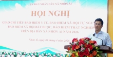 Nhơn Ái: Nỗ lực nhân rộng các mô hình hiệu quả để phát triển người tham gia bảo hiểm năm 2026