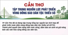 [INFOGRAPHICS] Cần Thơ tập trung nguồn lực phát triển vùng đồng bào dân tộc thiểu số