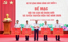 Lan tỏa nhiệt huyết tuổi trẻ từ Hội thi Cán bộ Đoàn giỏi và Tuyên truyền viên trẻ trong Bộ Tư lệnh Vùng Cảnh sát biển 4