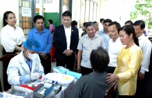 Tăng cường chỉ đạo triển khai công tác khám sức khỏe định kỳ, khám sàng lọc miễn phí cho người dân