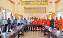 Đoàn công tác của lãnh đạo thành phố thăm cơ sở đào tạo tôn giáo, cơ sở tín ngưỡng