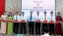 Bế giảng lớp Trung cấp Lý luận chính trị