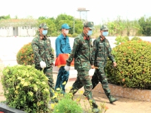 Hoàn thành lấy mẫu hài cốt liệt sĩ chưa xác định được danh tính ở Nghĩa trang Liệt sĩ Ô Môn