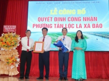 Phường Tân Lộc được công nhận là xã đảo