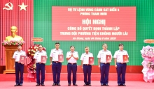 Bộ Tư lệnh Vùng Cảnh sát biển 4 trao quyết định thành lập Trung đội phương tiện không người lái
