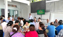 Tập huấn nâng cao nhận thức về phát triển kinh tế tập thể, hợp tác xã cho cán bộ Hội và hội viên Nông dân xã Nhơn Ái