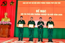 Bộ đội Biên phòng thành phố Cần Thơ tổ chức Hội thi Phó đồn trưởng nghiệp vụ giỏi