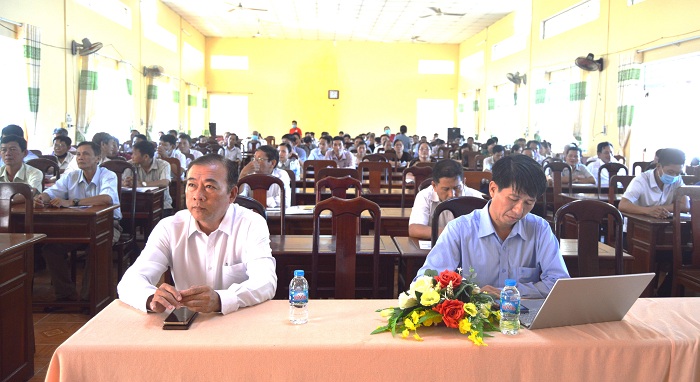 Quang cảnh lớp tập huấn.