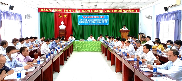 Toàn cảnh buổi tọa đàm.