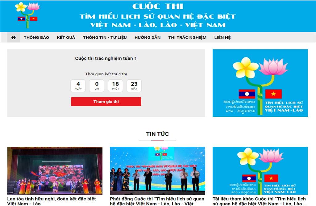 Hưởng ứng Cuộc thi “Tìm hiểu lịch sử quan hệ đặc biệt Việt Nam – Lào, Lào – Việt Nam” năm 2022