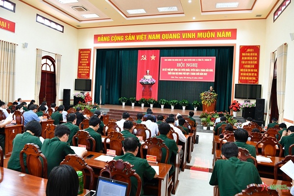 Cục chính trị và Ban Tuyên giáo 12 Tỉnh ủy, Thành ủy sơ kết chương trình phối hợp công tác tuyên huấn, tuyên giáo  6 tháng đầu năm 2022