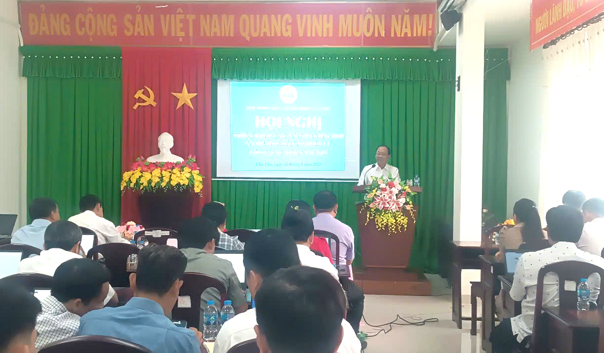Hội nghị triển khai các văn bản đại hội, hướng dẫn nghiệp vụ công tác Hội Nông dân
