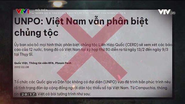 Lại mượn danh vấn đề nhân quyền để thông tin, đánh giá sai lệch